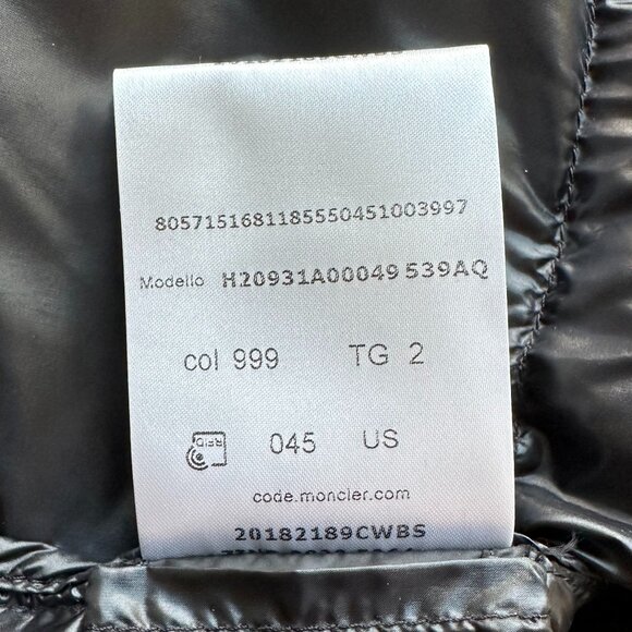 Moncler Fourmine Hooded Down Jacket Black - Picture 8 of 9